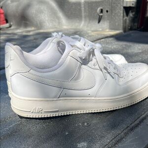 Nike Men's All-White Air Sneakers